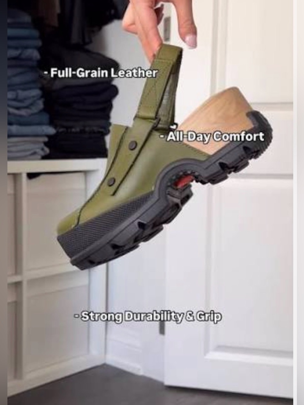 Sorel Roam'N Clog™ Rbr Utility Green & Black Sz 12 with Box - Picture 3 of 13